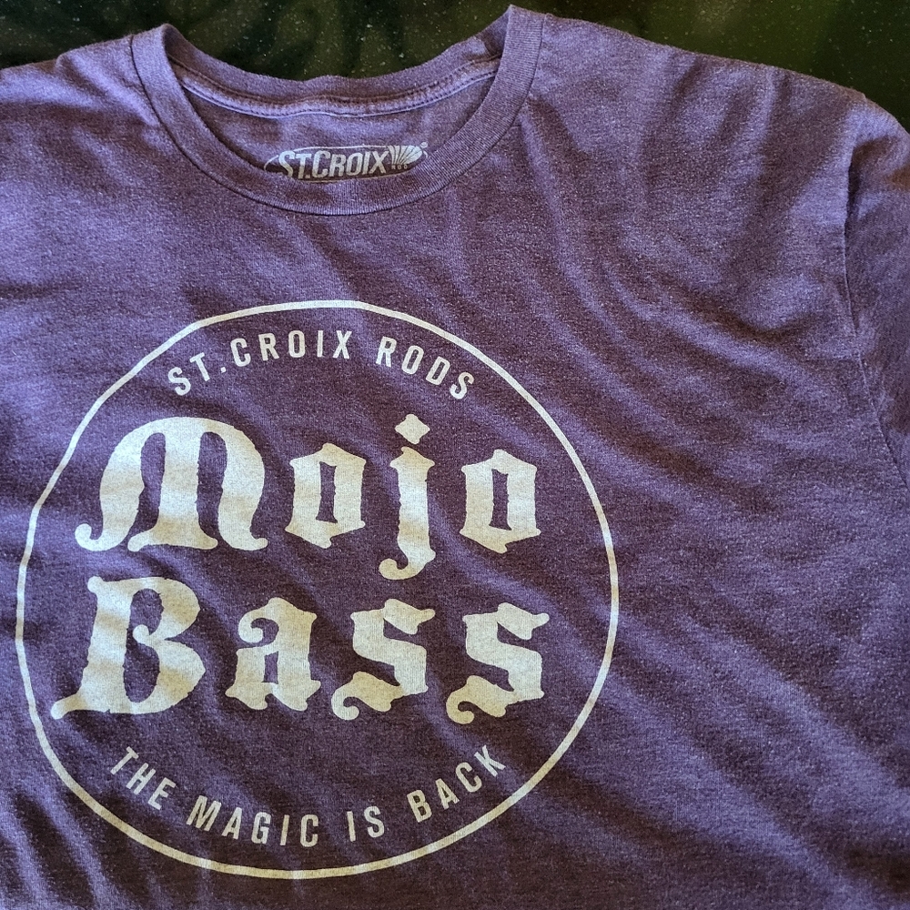 St. Croix Rod Mojo Bass Purple T-Shirt